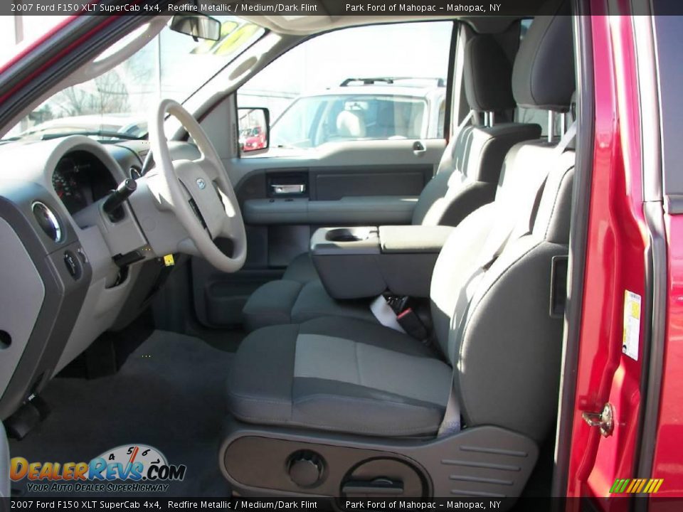 2007 Ford F150 XLT SuperCab 4x4 Redfire Metallic / Medium/Dark Flint Photo #5