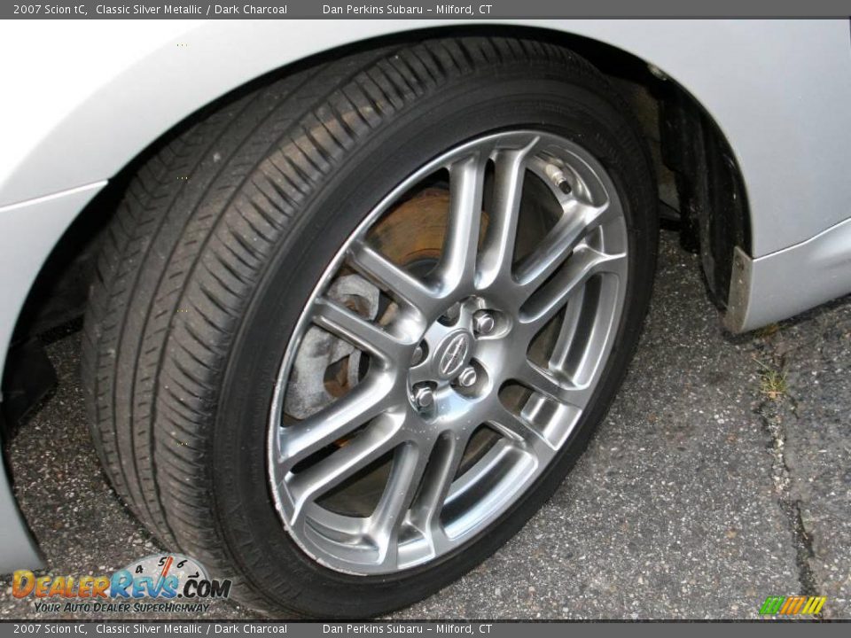 2007 Scion tC Classic Silver Metallic / Dark Charcoal Photo #19