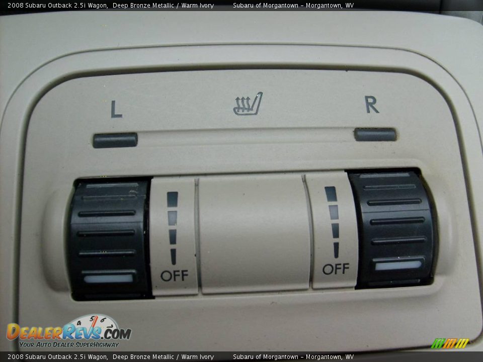 2008 Subaru Outback 2.5i Wagon Deep Bronze Metallic / Warm Ivory Photo #18