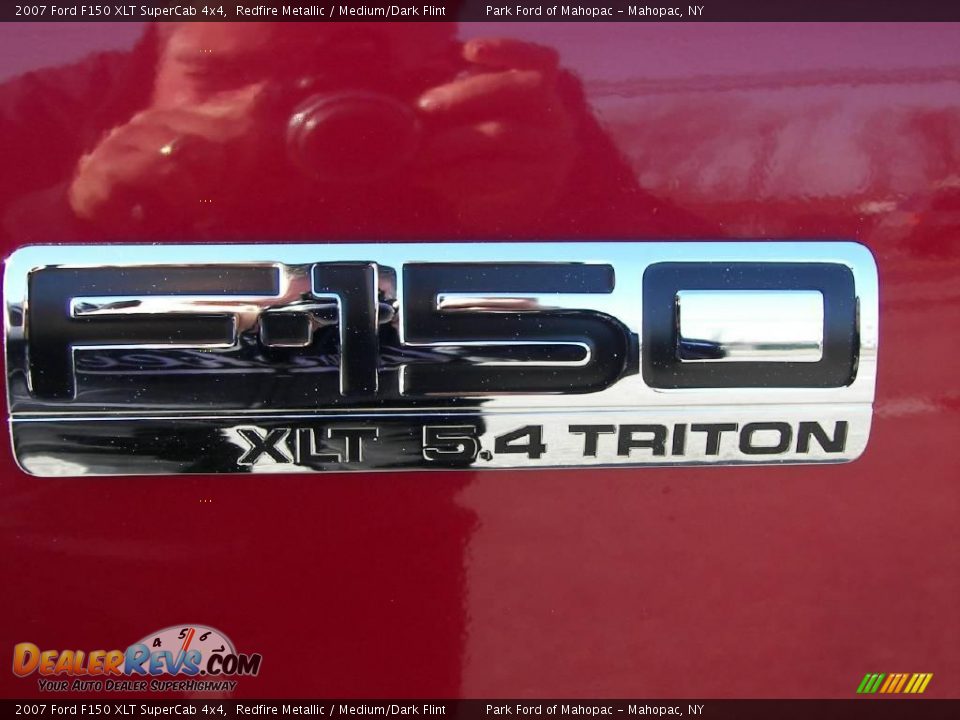 2007 Ford F150 XLT SuperCab 4x4 Redfire Metallic / Medium/Dark Flint Photo #8