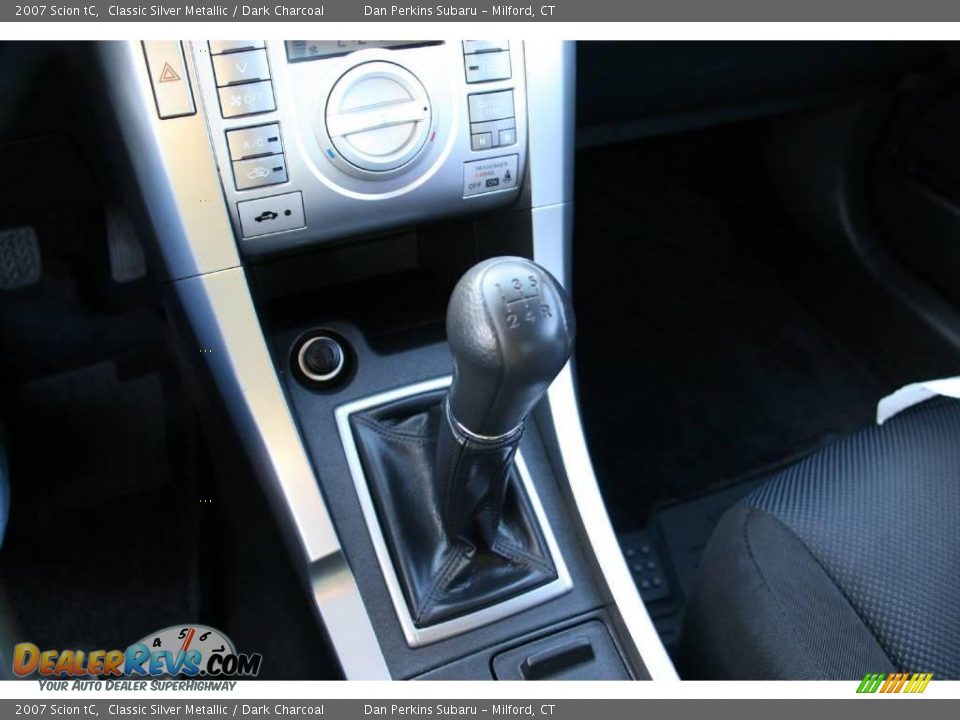 2007 Scion tC Classic Silver Metallic / Dark Charcoal Photo #23