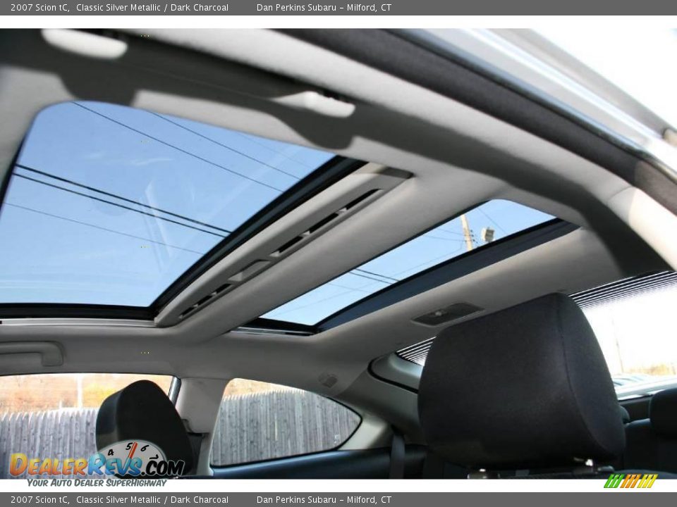 2007 Scion tC Classic Silver Metallic / Dark Charcoal Photo #24