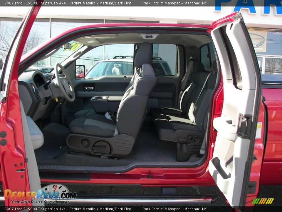 2007 Ford F150 XLT SuperCab 4x4 Redfire Metallic / Medium/Dark Flint Photo #12