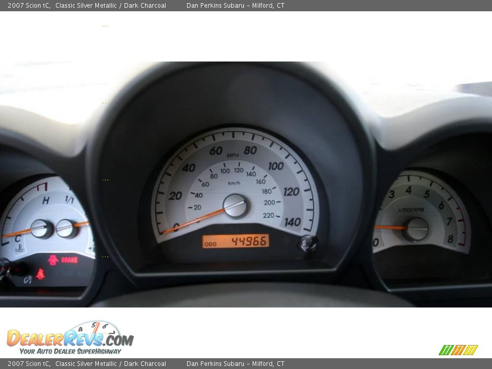 2007 Scion tC Classic Silver Metallic / Dark Charcoal Photo #26