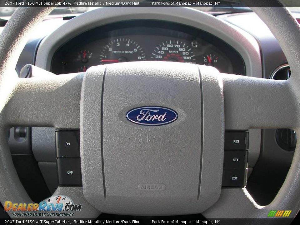 2007 Ford F150 XLT SuperCab 4x4 Redfire Metallic / Medium/Dark Flint Photo #15