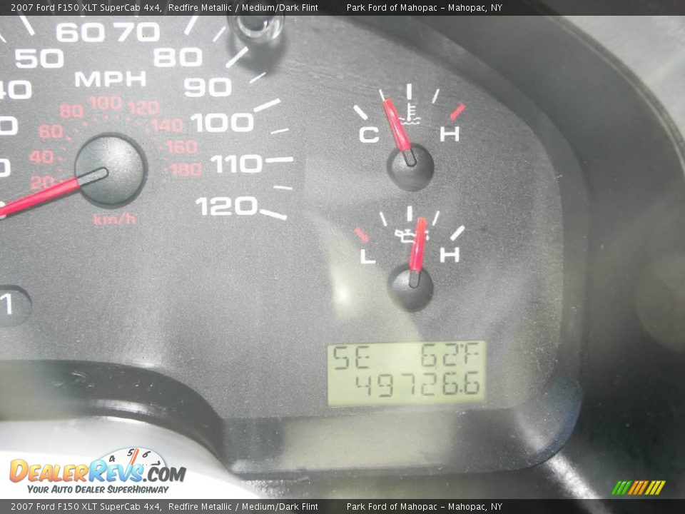 2007 Ford F150 XLT SuperCab 4x4 Redfire Metallic / Medium/Dark Flint Photo #16