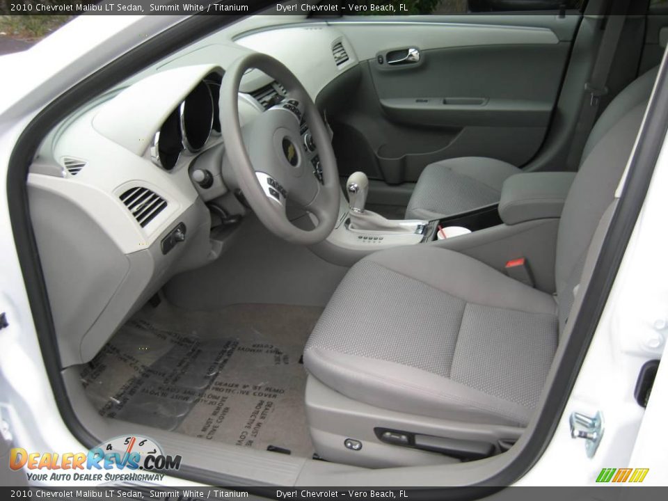 2010 Chevrolet Malibu LT Sedan Summit White / Titanium Photo #5