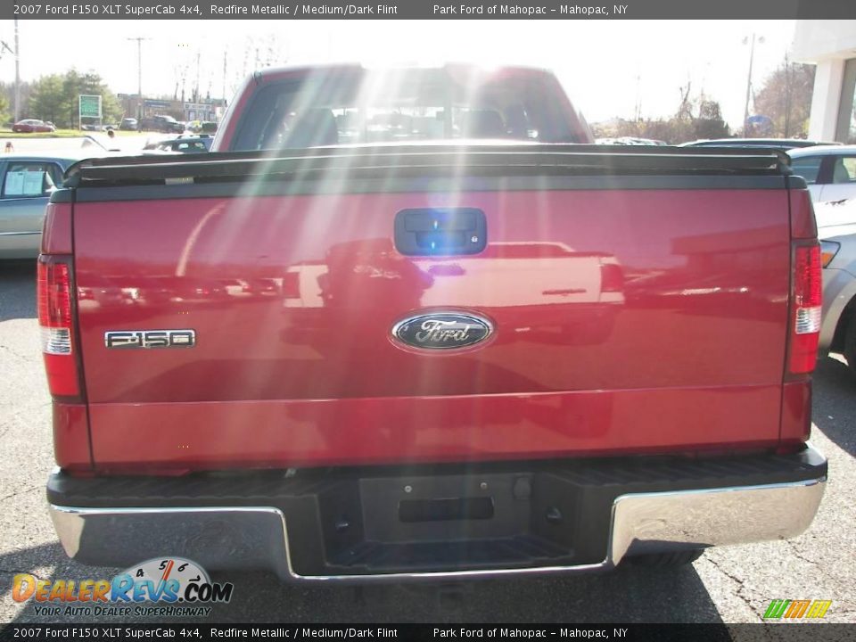 2007 Ford F150 XLT SuperCab 4x4 Redfire Metallic / Medium/Dark Flint Photo #21
