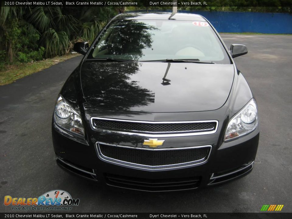2010 Chevrolet Malibu LT Sedan Black Granite Metallic / Cocoa/Cashmere Photo #2