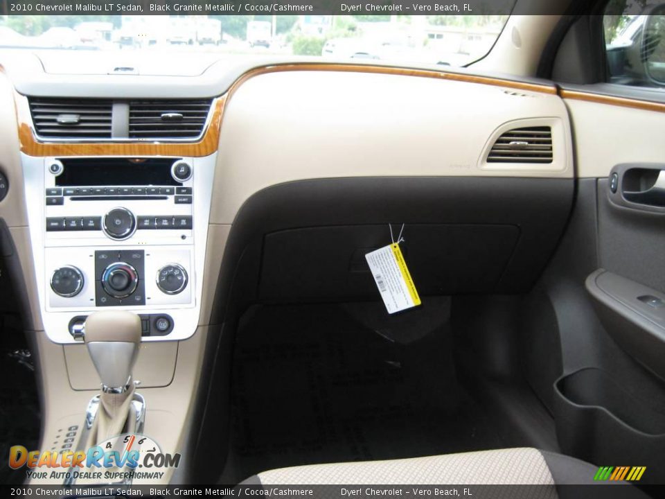 2010 Chevrolet Malibu LT Sedan Black Granite Metallic / Cocoa/Cashmere Photo #9