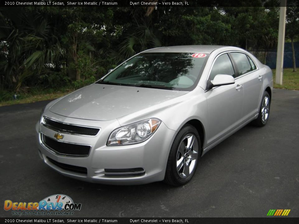 2010 Chevrolet Malibu LT Sedan Silver Ice Metallic / Titanium Photo #1