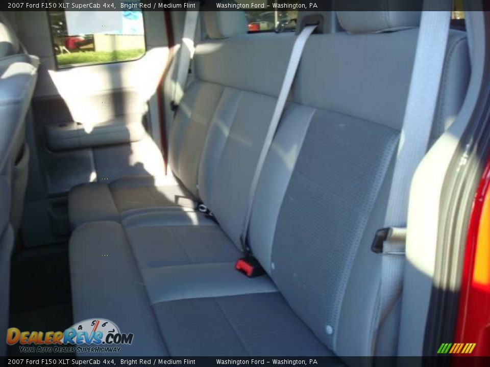 2007 Ford F150 XLT SuperCab 4x4 Bright Red / Medium Flint Photo #8