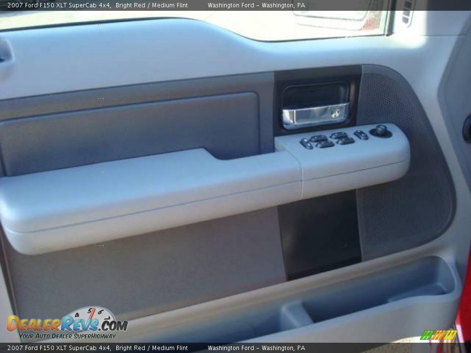2007 Ford F150 XLT SuperCab 4x4 Bright Red / Medium Flint Photo #14