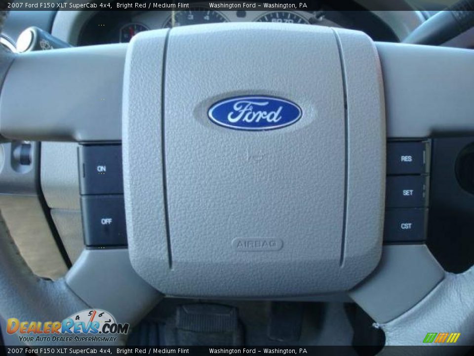 2007 Ford F150 XLT SuperCab 4x4 Bright Red / Medium Flint Photo #15