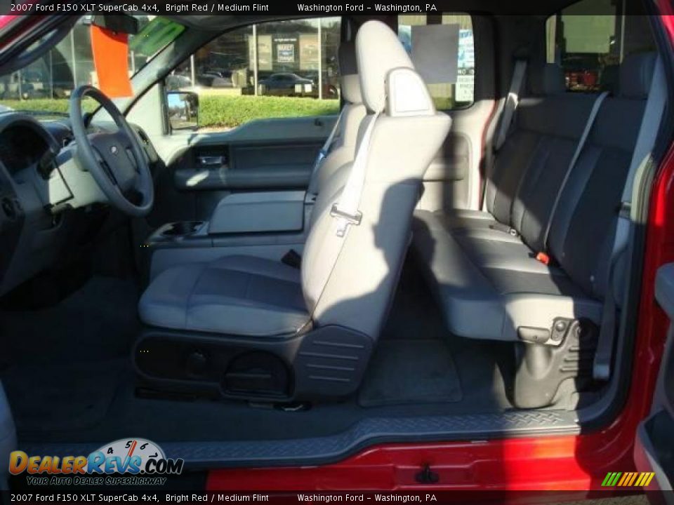 2007 Ford F150 XLT SuperCab 4x4 Bright Red / Medium Flint Photo #16