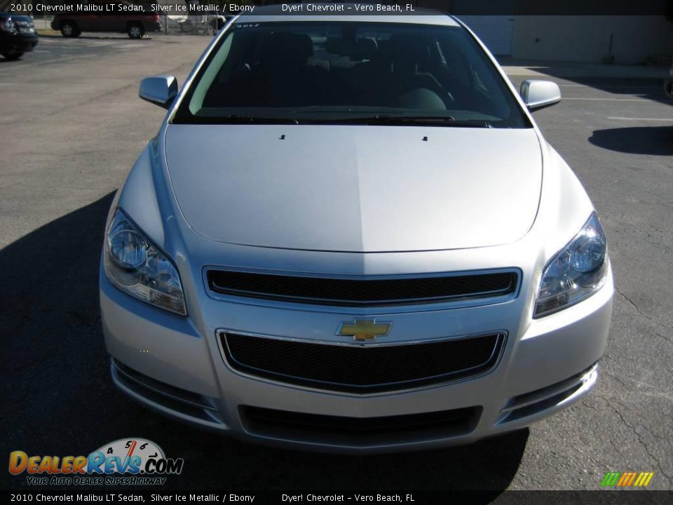 2010 Chevrolet Malibu LT Sedan Silver Ice Metallic / Ebony Photo #2