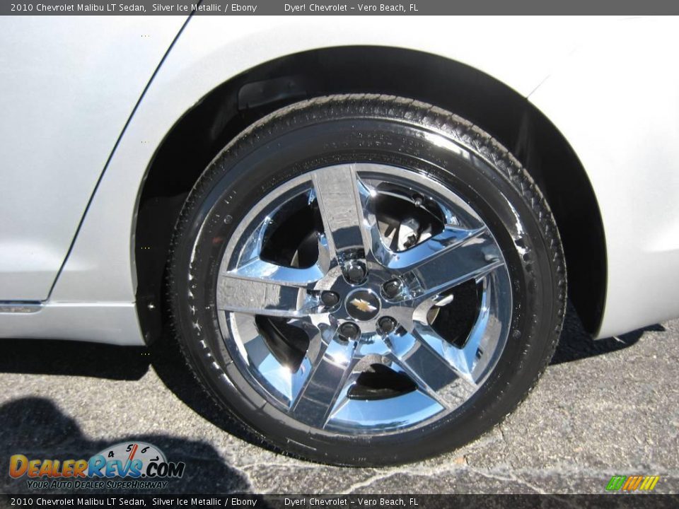 2010 Chevrolet Malibu LT Sedan Silver Ice Metallic / Ebony Photo #4