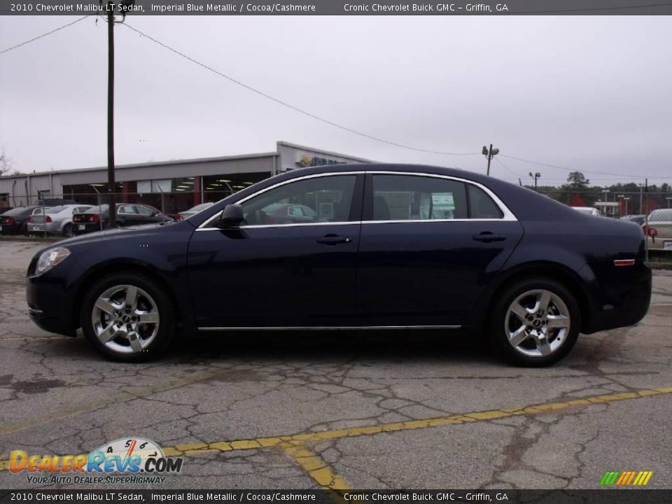 2010 Chevrolet Malibu LT Sedan Imperial Blue Metallic / Cocoa/Cashmere Photo #2