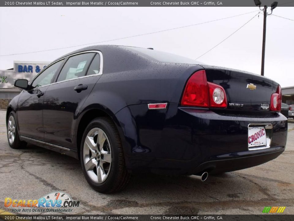 2010 Chevrolet Malibu LT Sedan Imperial Blue Metallic / Cocoa/Cashmere Photo #3