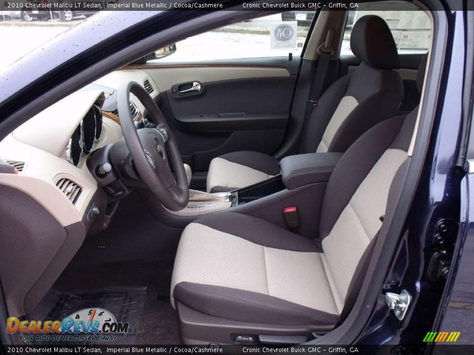 2010 Chevrolet Malibu LT Sedan Imperial Blue Metallic / Cocoa/Cashmere Photo #11