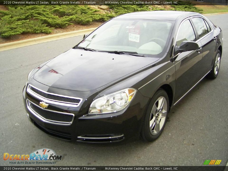 2010 Chevrolet Malibu LT Sedan Black Granite Metallic / Titanium Photo #1