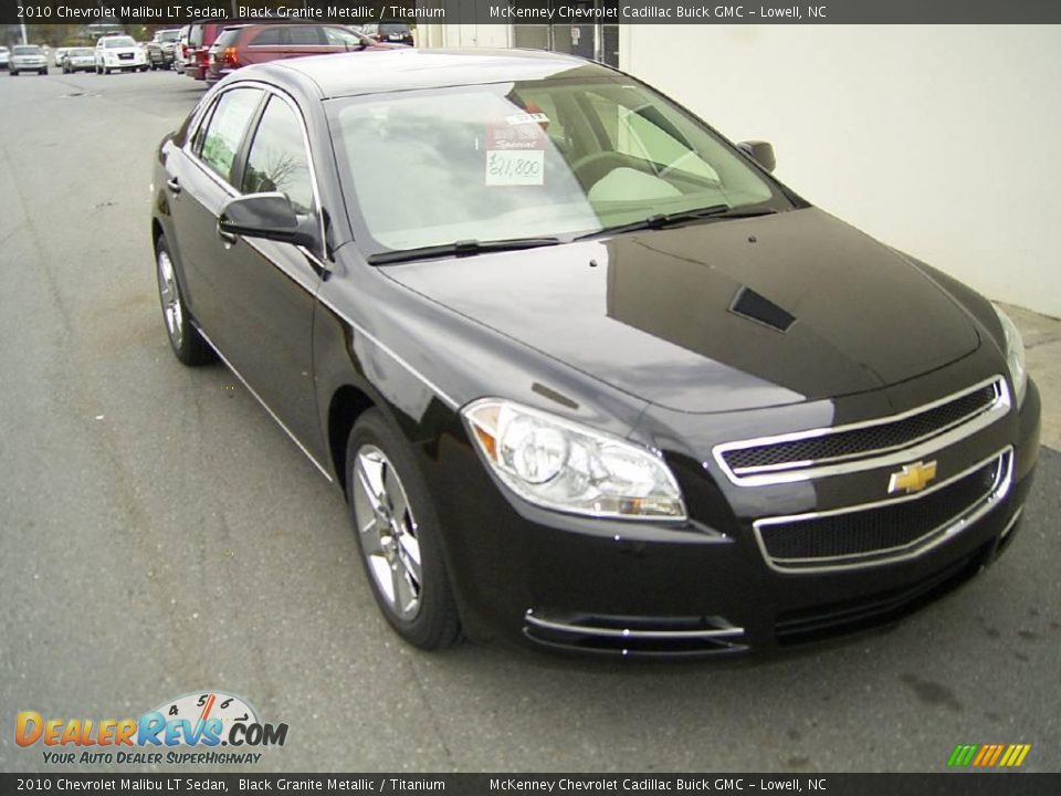 2010 Chevrolet Malibu LT Sedan Black Granite Metallic / Titanium Photo #5