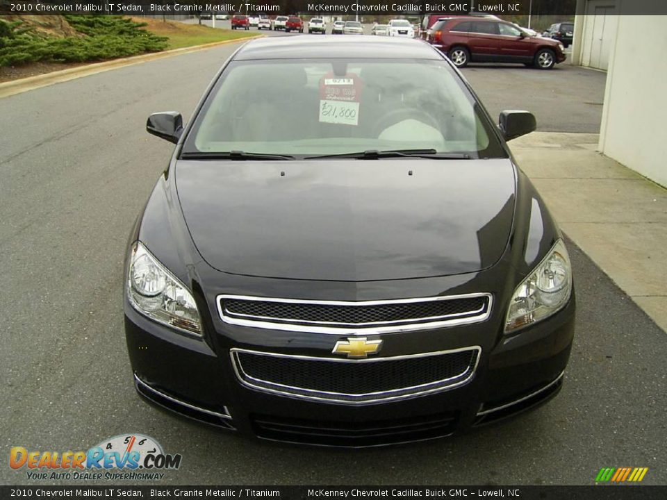 2010 Chevrolet Malibu LT Sedan Black Granite Metallic / Titanium Photo #6