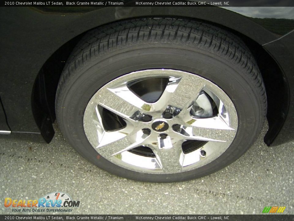 2010 Chevrolet Malibu LT Sedan Black Granite Metallic / Titanium Photo #16