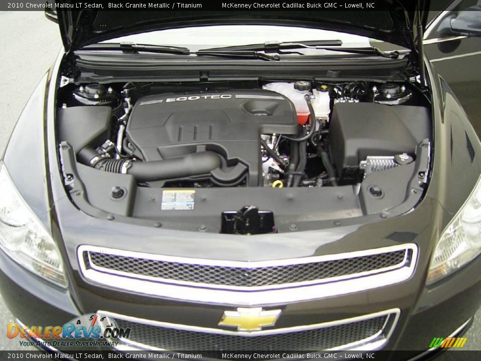 2010 Chevrolet Malibu LT Sedan Black Granite Metallic / Titanium Photo #18