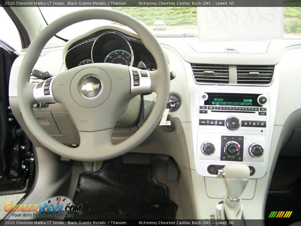 2010 Chevrolet Malibu LT Sedan Black Granite Metallic / Titanium Photo #20
