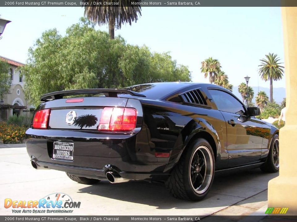 2006 Ford Mustang GT Premium Coupe Black / Dark Charcoal Photo #8