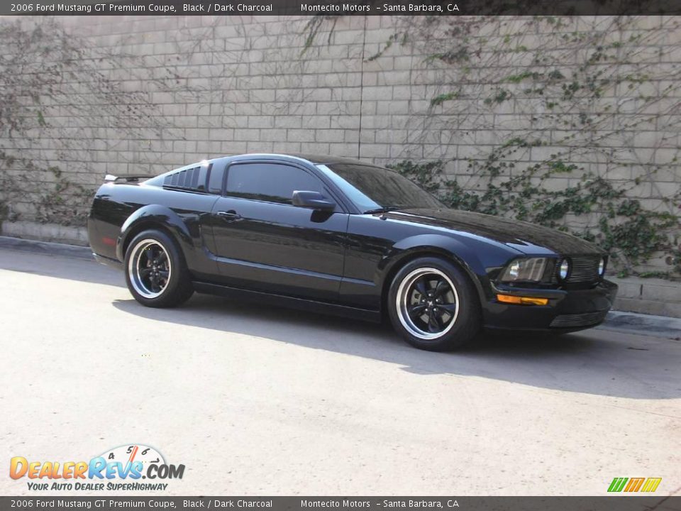 2006 Ford Mustang GT Premium Coupe Black / Dark Charcoal Photo #14
