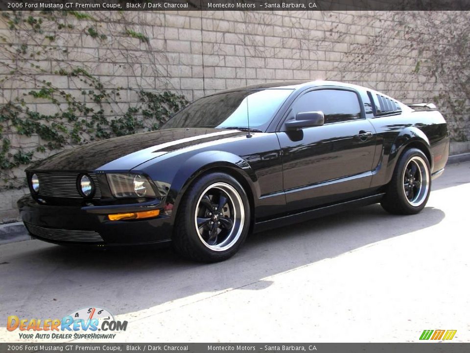 2006 Ford Mustang GT Premium Coupe Black / Dark Charcoal Photo #15