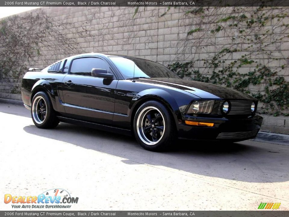 2006 Ford Mustang GT Premium Coupe Black / Dark Charcoal Photo #16
