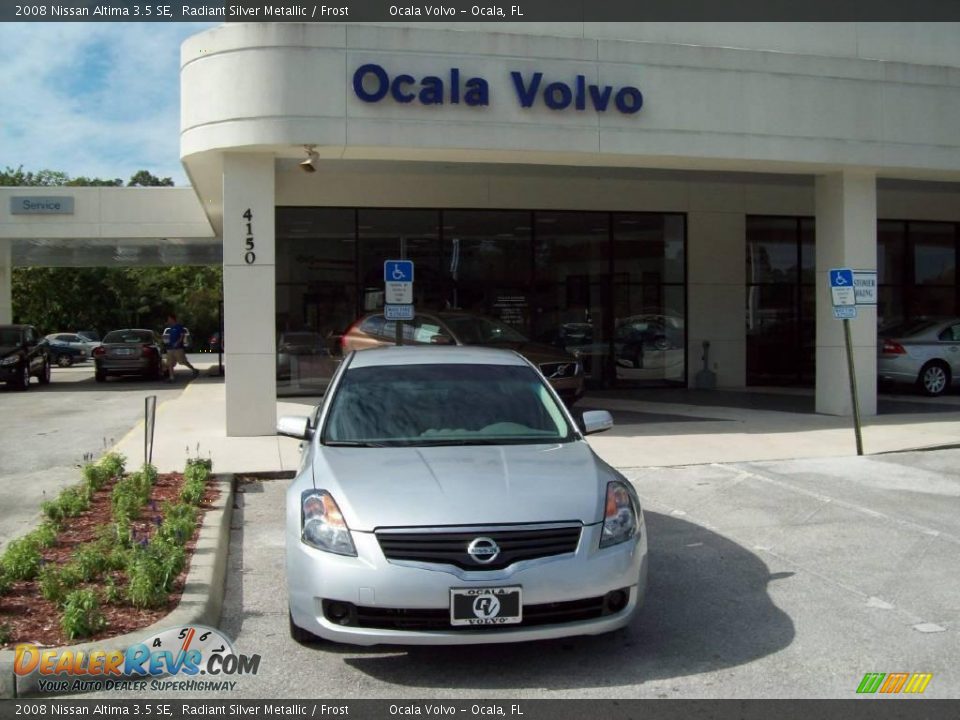 2008 Nissan Altima 3.5 SE Radiant Silver Metallic / Frost Photo #1