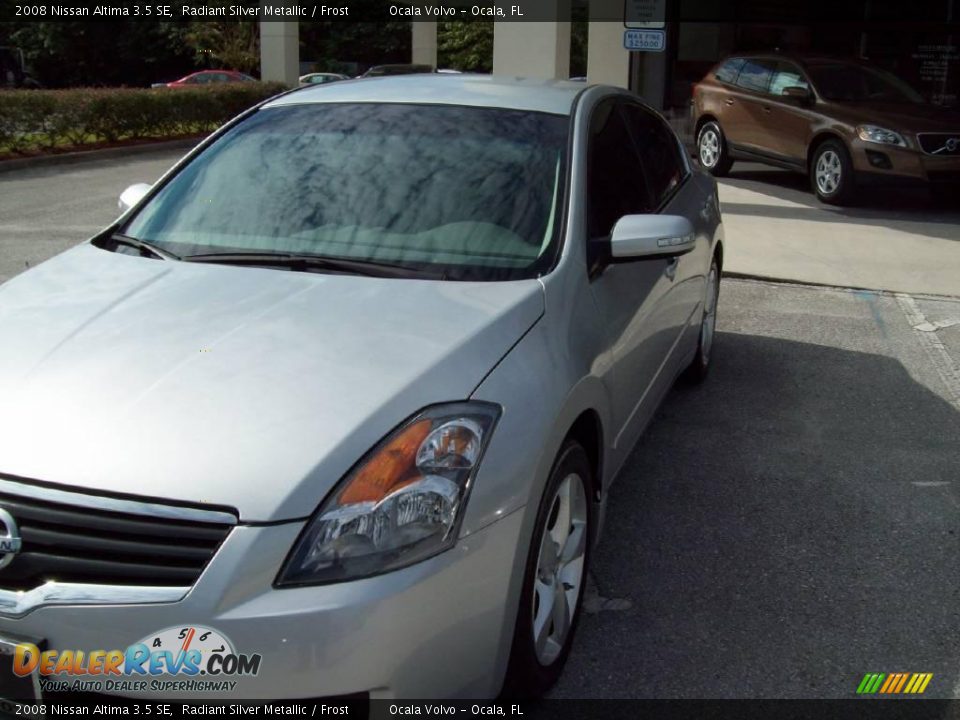 2008 Nissan Altima 3.5 SE Radiant Silver Metallic / Frost Photo #3