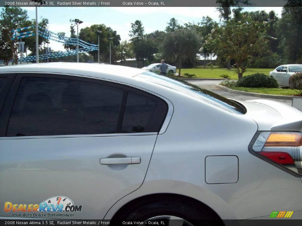 2008 Nissan Altima 3.5 SE Radiant Silver Metallic / Frost Photo #6