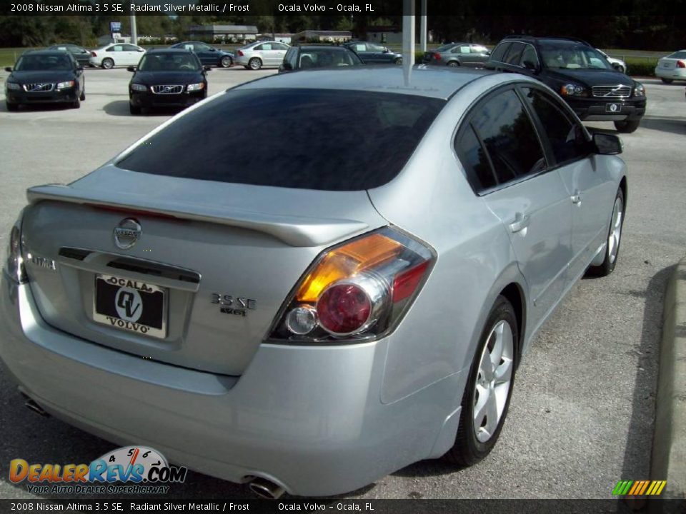 2008 Nissan Altima 3.5 SE Radiant Silver Metallic / Frost Photo #9