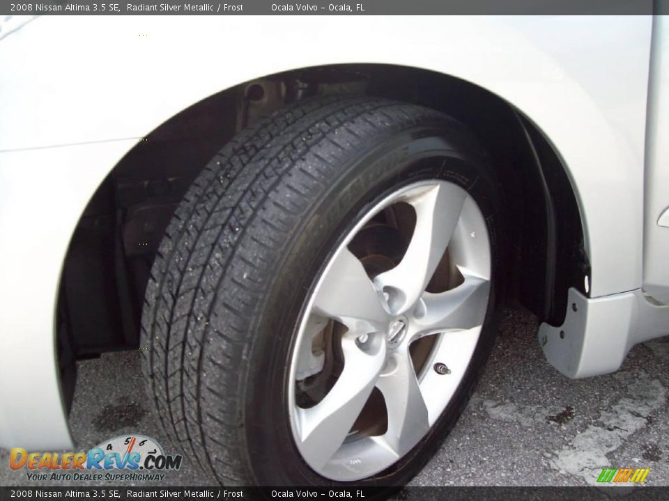 2008 Nissan Altima 3.5 SE Radiant Silver Metallic / Frost Photo #15