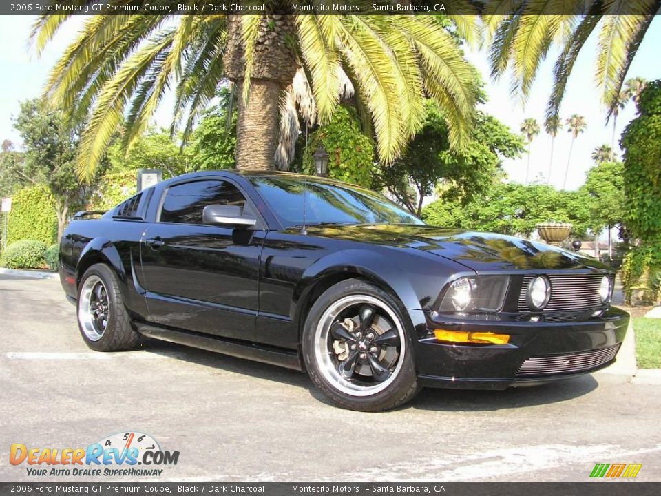 2006 Ford Mustang GT Premium Coupe Black / Dark Charcoal Photo #34