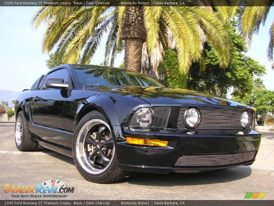 2006 Ford Mustang GT Premium Coupe Black / Dark Charcoal Photo #35