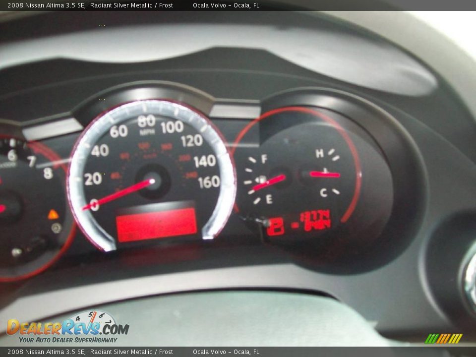 2008 Nissan Altima 3.5 SE Radiant Silver Metallic / Frost Photo #20