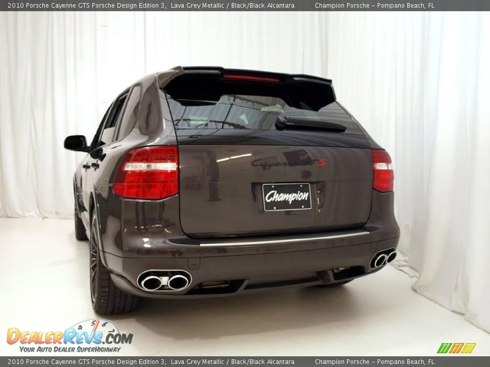 2010 Porsche Cayenne GTS Porsche Design Edition 3 Lava Grey Metallic / Black/Black Alcantara Photo #4