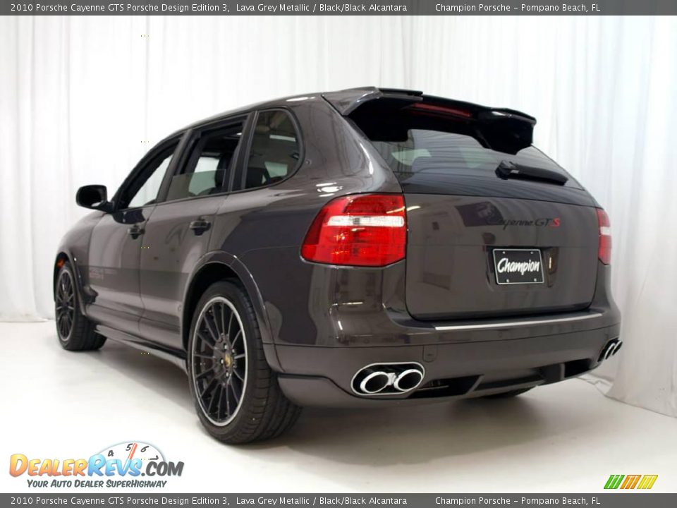 2010 Porsche Cayenne GTS Porsche Design Edition 3 Lava Grey Metallic / Black/Black Alcantara Photo #5