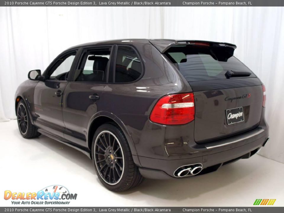 2010 Porsche Cayenne GTS Porsche Design Edition 3 Lava Grey Metallic / Black/Black Alcantara Photo #6