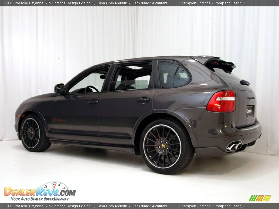 2010 Porsche Cayenne GTS Porsche Design Edition 3 Lava Grey Metallic / Black/Black Alcantara Photo #7