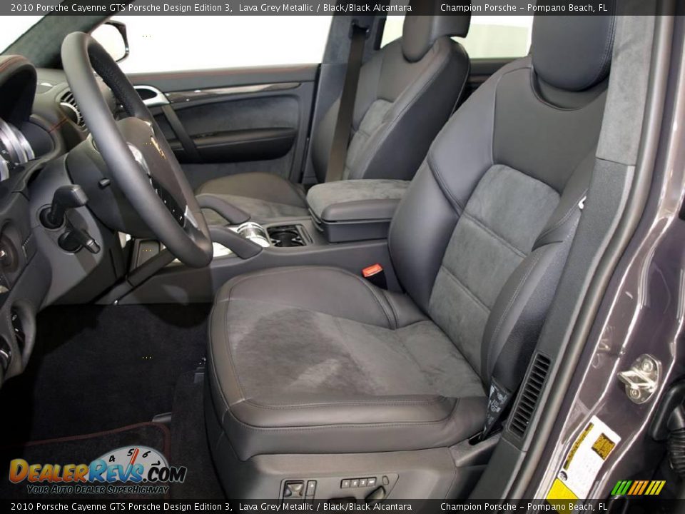 2010 Porsche Cayenne GTS Porsche Design Edition 3 Lava Grey Metallic / Black/Black Alcantara Photo #10