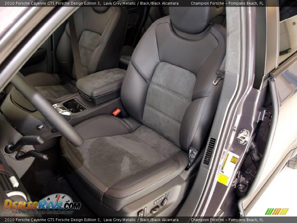 2010 Porsche Cayenne GTS Porsche Design Edition 3 Lava Grey Metallic / Black/Black Alcantara Photo #11
