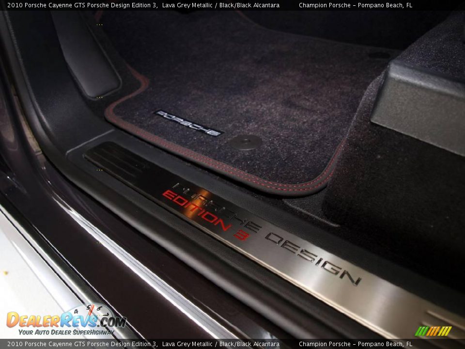 2010 Porsche Cayenne GTS Porsche Design Edition 3 Lava Grey Metallic / Black/Black Alcantara Photo #12