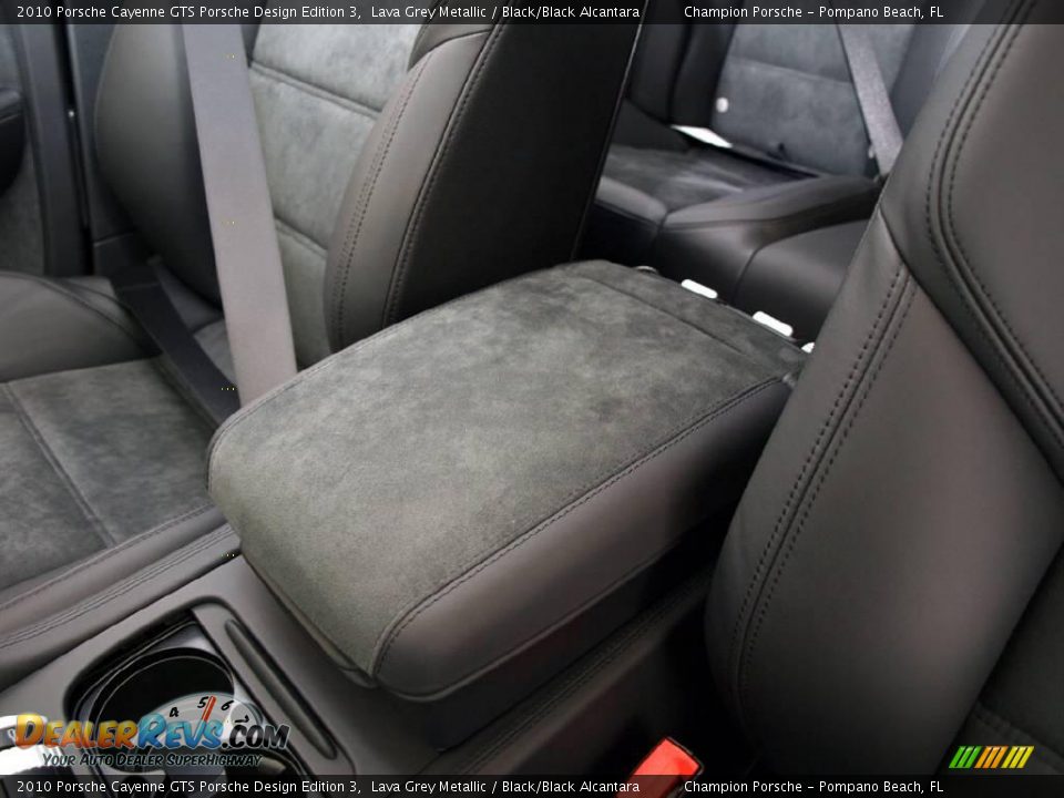 2010 Porsche Cayenne GTS Porsche Design Edition 3 Lava Grey Metallic / Black/Black Alcantara Photo #16
